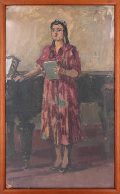 Аристова Ирина Фёдоровна. У рояля